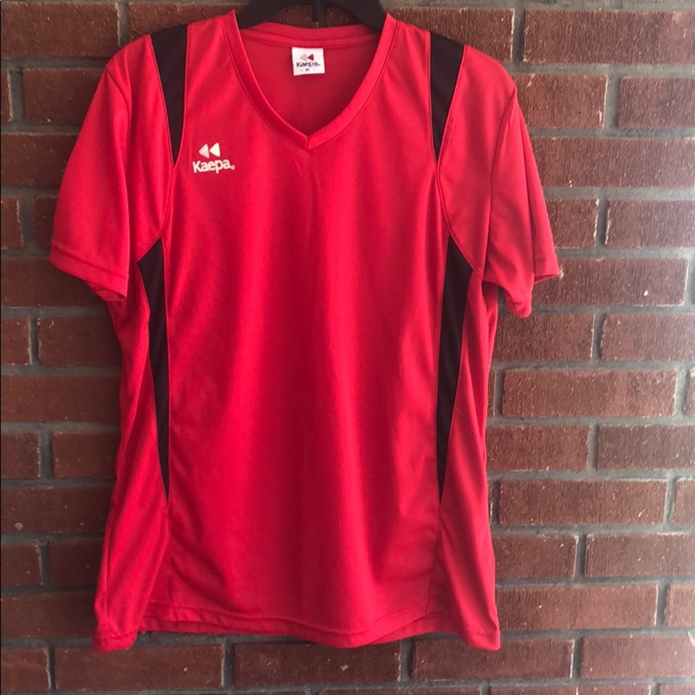 Kaepa Red v - neck men’s tee